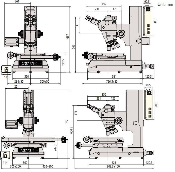 Kính hiển vi đo lường đa năng Mitutoyo Series 176 MF-U