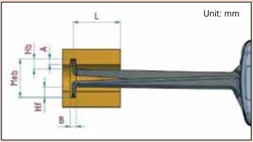Ngàm đo kích thước trong loại đồng hồ Mitutoyo