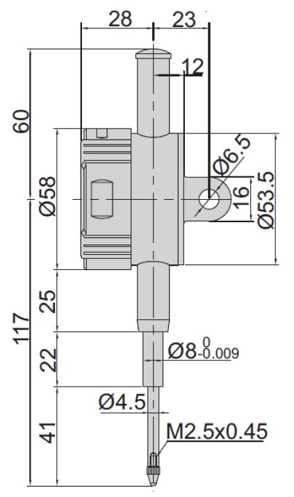 Đồng hồ so điện tử loại nâng cao Insize