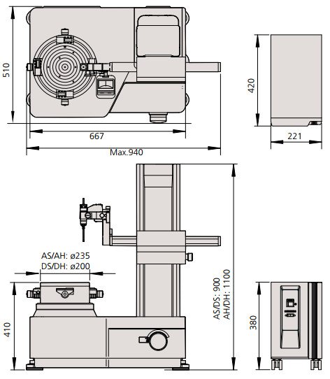 Máy đo độ tròn Mitutoyo RA-2200AS/DS/AH/DH