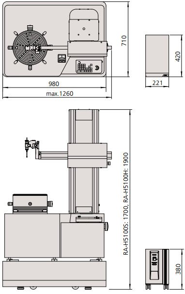 Máy đo độ tròn Mitutoyo RA-H5200AS/AH
