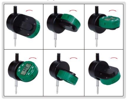 Đồng hồ so điện tử loại mặt xoay đa năng Insize 2118