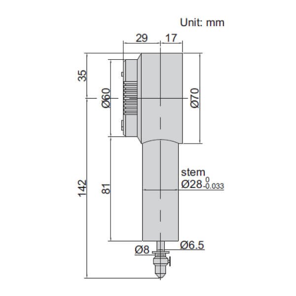 Đồng hồ so điện tử độ chính xác cao Insize 2140-6WL 3 Đồng hồ so điện tử độ chính xác cao Insize 2140