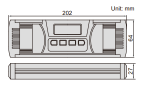 Thước thủy (nivo) điện tử đo độ dốc Insize 2175