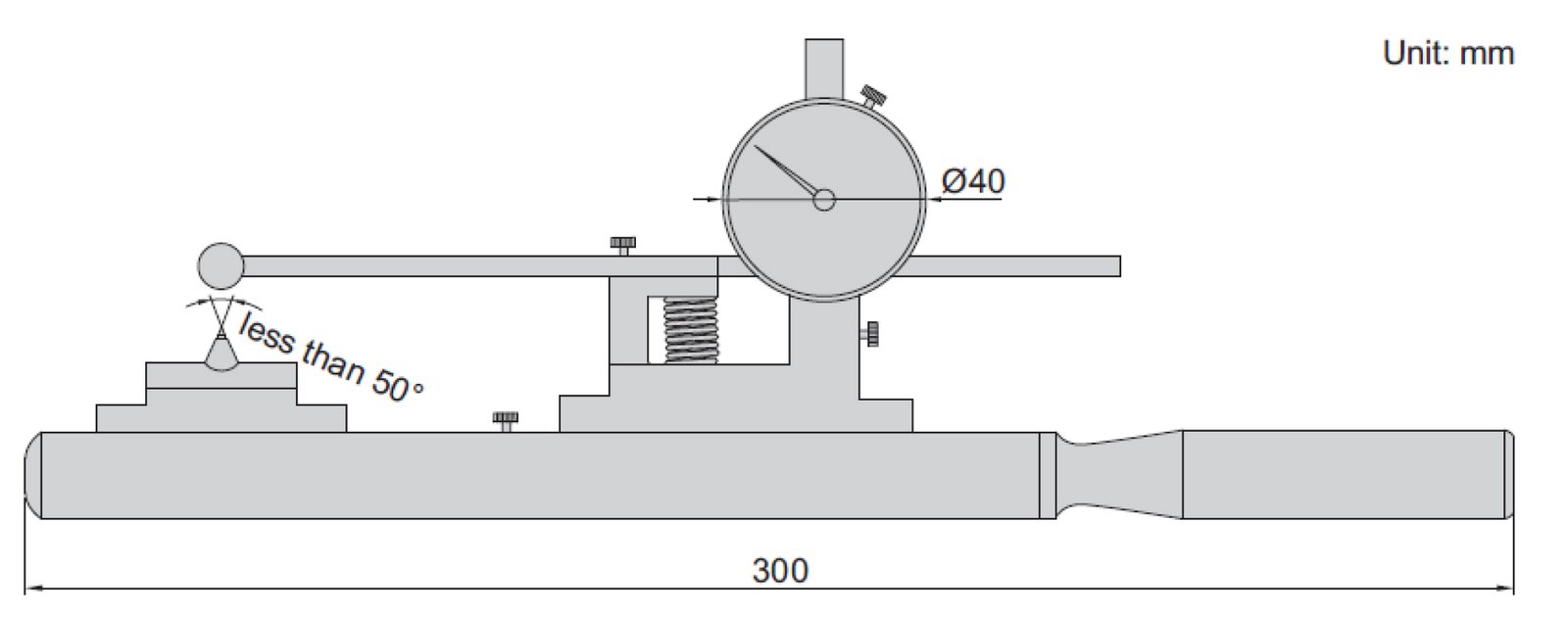 Đồng hồ đo chiều cao ren trong Insize 2233