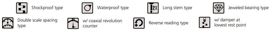 Đồng hồ so cơ khí Mitutoyo tiêu chuẩn mm series 2