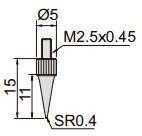 Đồng hồ đo độ sâu Insize 2343