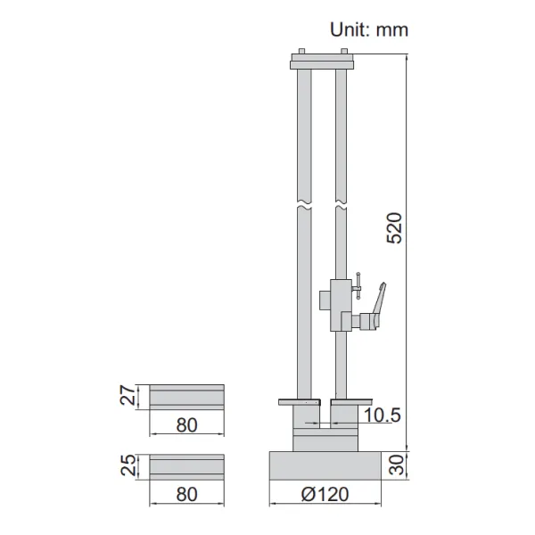Thiết bị hiệu chuẩn thước đo lỗ Insize 2395-400
