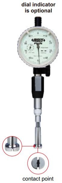 Đồng hồ đo lỗ kích thước nhỏ Insize 2426