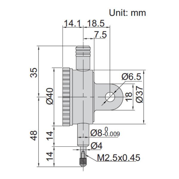 Đồng hồ so cơ khí độ chính xác cao Insize 2890-1