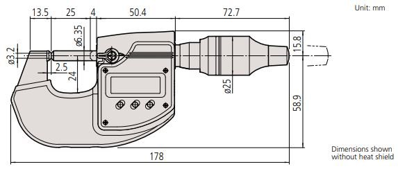 Panme điện tử MDH độ chính xác cao Mitutoyo 293