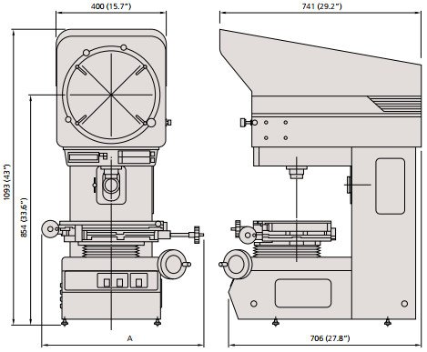 Máy chiếu biên dạng Mitutoyo PJ-A3000