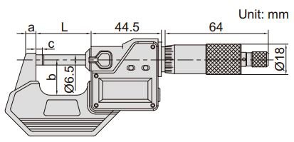 Panme điện tử đo ngoài Insize 3101