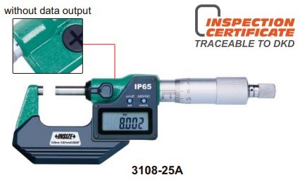 Panme điện tử đo ngoài Insize 3108