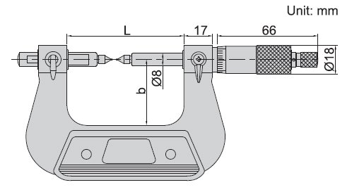 Panme cơ khí đo bánh răng Insize 3291