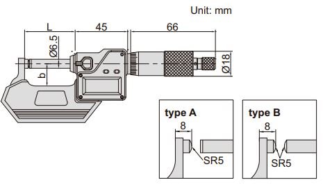 Panme điện tử đo ống cầu Insize 3560