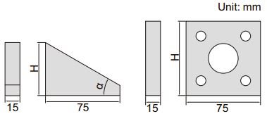 Khối mẫu chuẩn đo góc Insize 4002-C30 4 Khối mẫu chuẩn đo góc Insize 4002