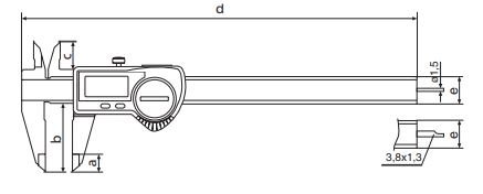 Thước kẹp điện tử MarCal 16 ER tích hợp cổng dữ liệu