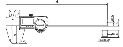 Thước kẹp điện tử MarCal 16 EWR tích hợp cổng dữ liệu