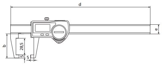 Thước kẹp điện tử cho ứng dụng đặc biệt MarCal 16 EWRi-AA / 16 EWR-AA