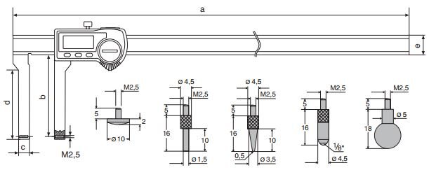 Thước kẹp điện tử vạn năng MarCal 18 EWR-V