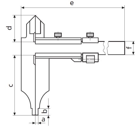 Thước kẹp cơ khí đo trong và đo ngoài Mahr MarCal 18 DN