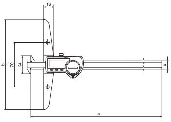 Thước đo sâu điện tử MarCal 30 EWR-D