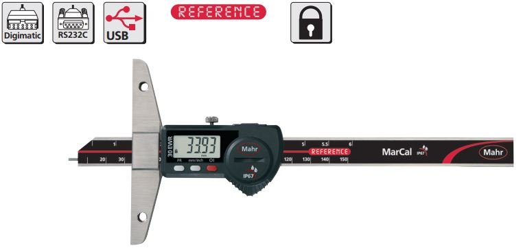 Thước đo sâu điện tử MarCal 30 EWR