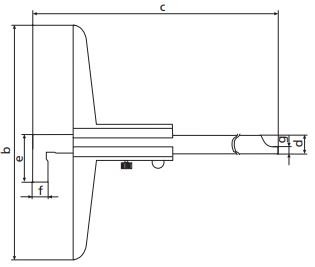 Thước đo sâu cơ khí MarCal 30 NH