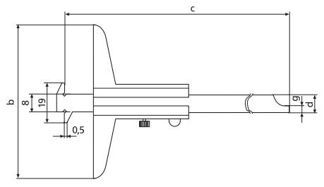 Thước đo sâu cơ khí MarCal 30 ND