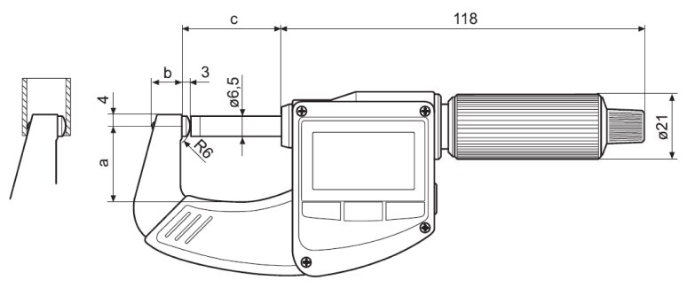 Panme điện tử đo ngoài chống nước Mahr Micromar 40 EWRi-S