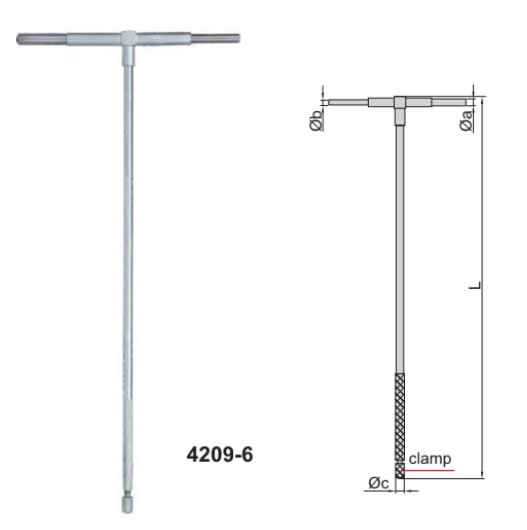 Bộ dưỡng đo đường kính trong Insize 4209 loại tay cầm dài