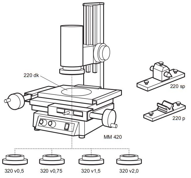 Kính hiển vi đo lường MarVision MM 420 4247600 3 Kính hiển vi đo lường MarVision MM 420