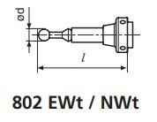 Đồng hồ so cơ khí đầu dò cảm ứng 3D MarTest 802 NW