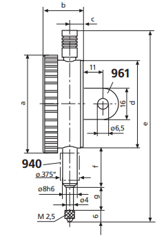 Đồng hồ so cơ khí độ chính xác cao MarCator
