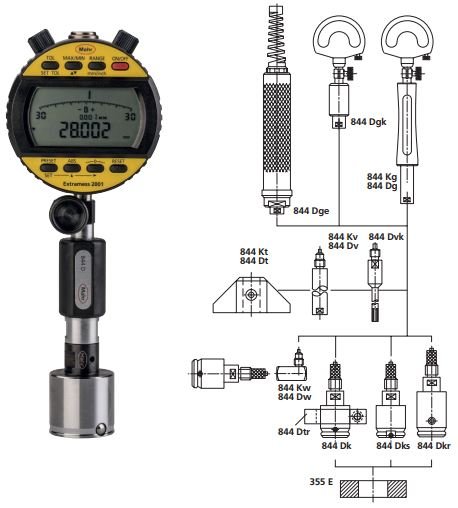 Ca líp đo lỗ điện tử MaraMeter 844 Dk