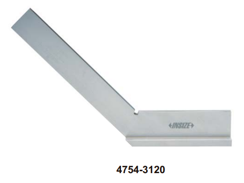 Thước đo góc 135° với đế rộng Insize 4754
