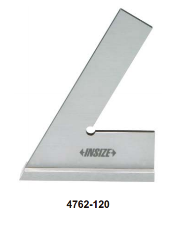 Thước đo góc 60° với đế rộng Insize 4762