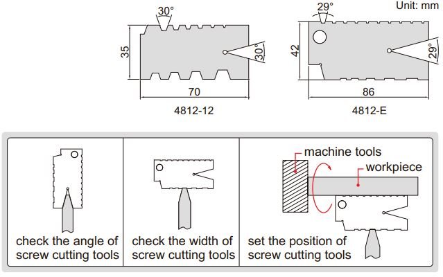 Dưỡng đo ren Insize 4812