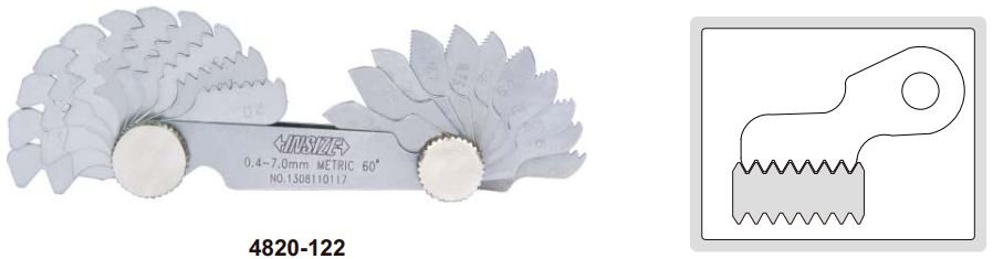 Dưỡng đo bước trục (loại phổ thông) Insize 4820