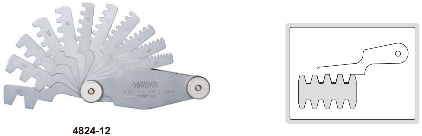 Dưỡng đo bước trục Insize 4824