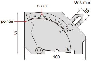 Thước đo mối hàn Insize 4835