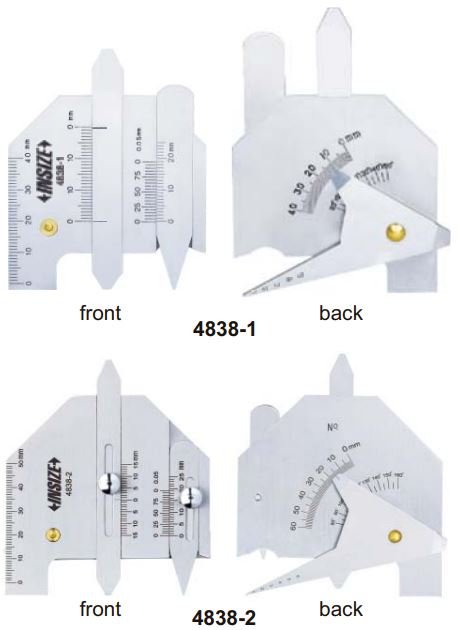 Set thước đo mối hàn Insize 4838