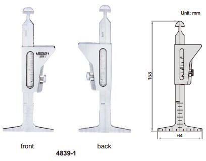 Thước đo ống hàn Insize 4839