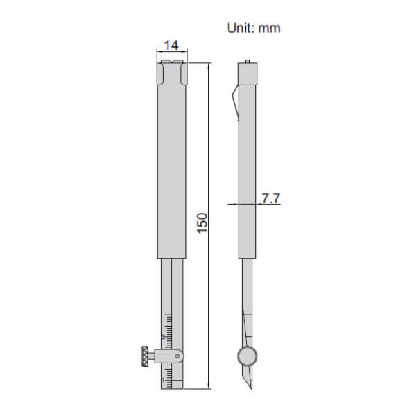 Dưỡng đo mối hàn Insize 4841-1