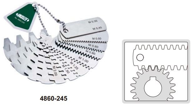 Dưỡng đo module bánh răng Insize 4860