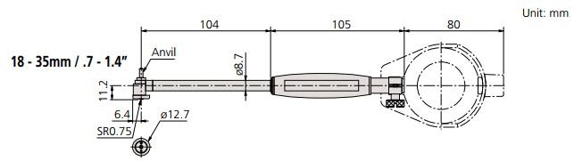 Dụng cụ đo lỗ Mitutoyo