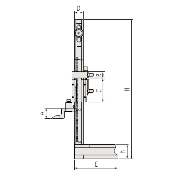 Thước đo cao cơ khí Mitutoyo 514-106
