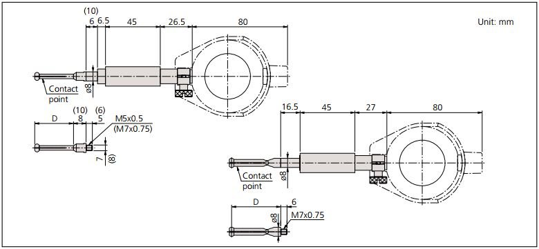 Dụng cụ đo lỗ Mitutoyo