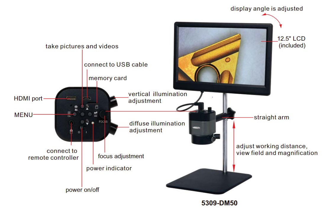 Kính hiển vi điện tử Insize 5309